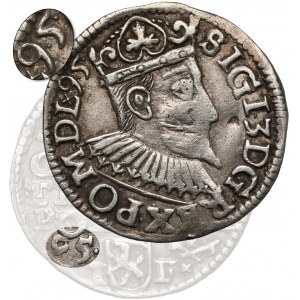 Zygmunt III Waza, Trojak Poznań 1595 - 2x DATA