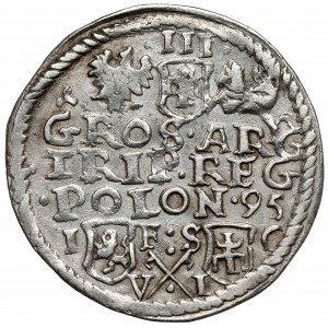 Zygmunt III Waza, Trojak Bydgoszcz 1595 - haki