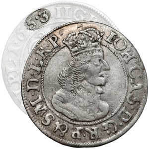 Jan II Kazimierz, Dwugrosz Gdańsk 1653 GR