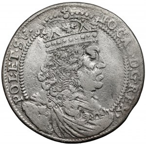Jan II Kazimierz, Szóstak Kraków 1658 TLB - BEZ nominału - bardzo rzadki