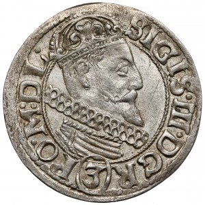 Zygmunt III Waza, 3 krucierze Kraków 1616 - Awdaniec