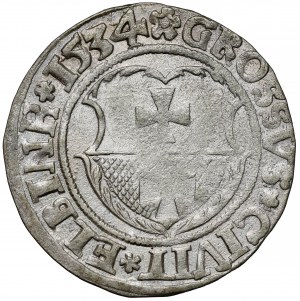 Zygmunt I Stary, Grosz Elbląg 1534