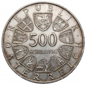 Austria, Johannes Paul II / John Paul II, 500 schilling 1983
