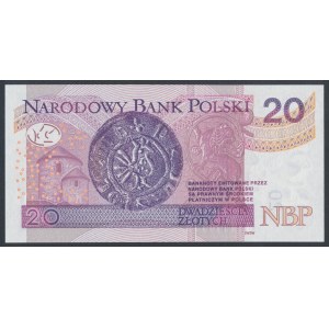 20 zł 2016 - BX - 0000021 - niski numer dwucyfrowy