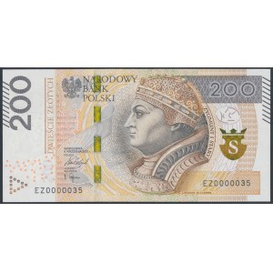 200 zł 2021 - EZ - 0000035 - niski numer dwucyfrowy