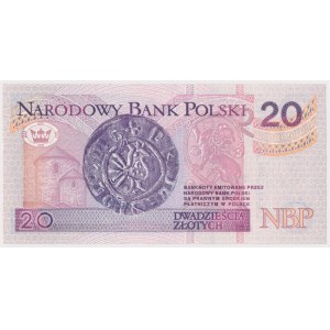 20 zł 1994 - AA - 0006209 - niski numer czterocyfrowy