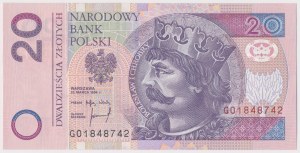20 zloty 1994 - GO