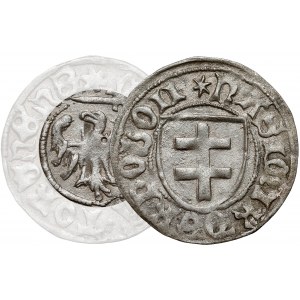 Kazimierz IV Jagiellończyk, Szeląg Toruń - BEZ TARCZY - b.rzadki