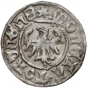 Kazimierz IV Jagiellończyk, Szeląg Toruń - BEZ TARCZY - b.rzadki
