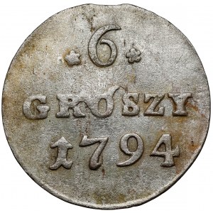 Poniatowski, 6 groszy 1794