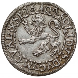 Kurlandia, Fryderyk i Wilhelm Kettlerowie, Szeląg Mitawa 1604 - bardzo rzadki