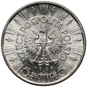 Piłsudski 5 złotych 1938