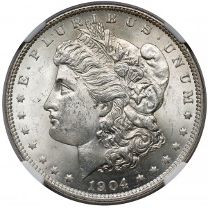 USA, Dolar 1904-O, New Orleans - Morgan Dollar