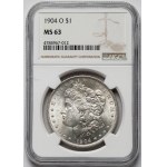 USA, Dolar 1904-O, New Orleans - Morgan Dollar