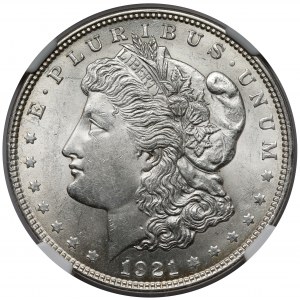 USA, Dolar 1921, Philadelphia - Morgan Dollar