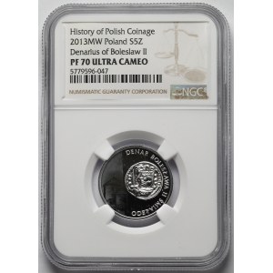 5 złotych 2013 Denar Bolesława II Śmiałego