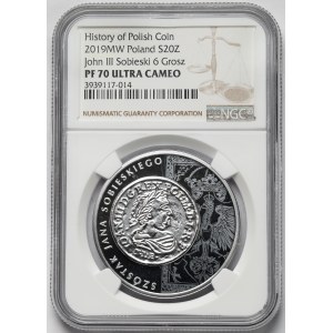 20 złotych 2019 Szóstak Jana III Sobieskiego