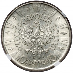 Piłsudski 10 złotych 1936
