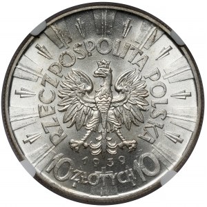 Piłsudski 10 złotych 1939
