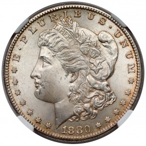 USA, Dolar 1880-S, San Francisco - Morgan Dollar