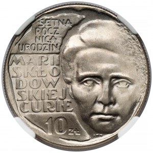 10 złotych 1967 Skłodowska