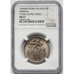 Próba CuNi 10 złotych 1965, 700 lat Warszawy - Syrena
