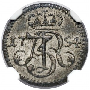 August III Sas, Szeląg Gdańsk 1754