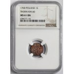 August III Sas, Szeląg Toruń 1760 - rozety