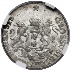 August III Sas, Trojak Gdańsk 1763 REOE
