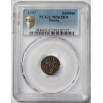 August III Sas, Szeląg Gdańsk 1757