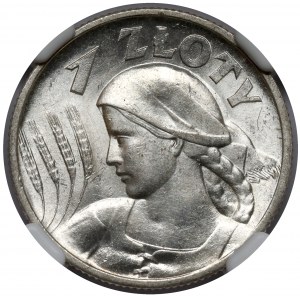 Kobieta i kłosy 1 złoty 1925