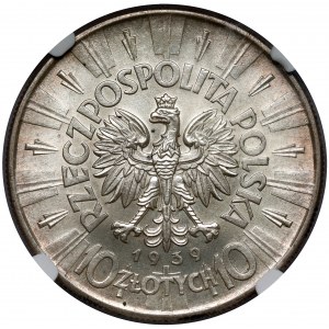 Piłsudski 10 złotych 1939