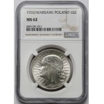 Głowa Kobiety 10 złotych 1932 zn, Warszawa