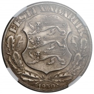 Estonia, 2 krooni 1930 - rzadka odmiana