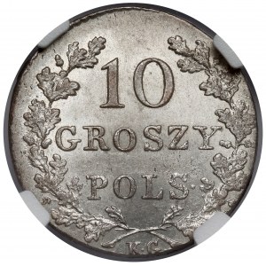 Powstanie Listopadowe, 10 groszy 1831 KG - proste