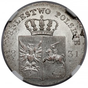 Powstanie Listopadowe, 10 groszy 1831 KG - proste