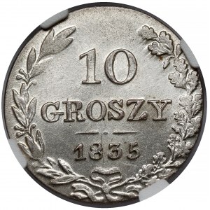 10 groszy 1835 MW - okazowe