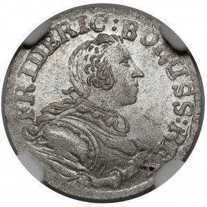 Śląsk, Fryderyk II Wielki, Krajcar 1753-B, Wrocław