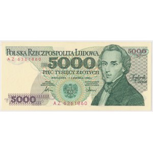 5.000 zł 1986 - AZ