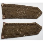II RP, Naramienniki, St. Sergeant, 72nd Infantry Regiment named after Colonel Dionysius Czachowski - set (2pcs)