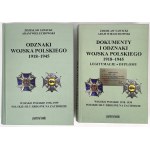 Polish army badges and documents 1918-1945, Z. Sawicki -set (2pcs)