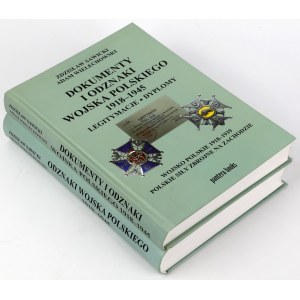 Odznaki wojska polskiego i dokumenty 1918-1945, Z. Sawicki -zestaw (2szt)