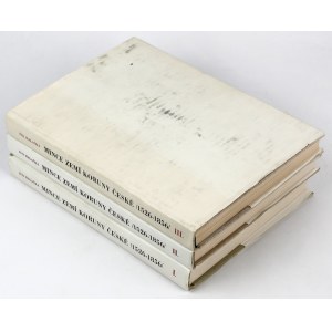 Mince zemí koruny české 1526-1856, Tom 1-3, I. Halačka - zestaw (3szt)