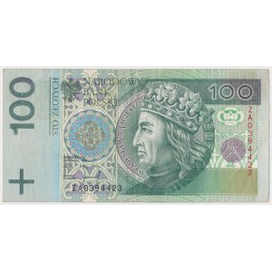 100 zł 1994 - ZA - seria zastępcza