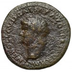 Neron (54-68 n.e.) As, Lugdunum - Macellum Magnum - rzadkość