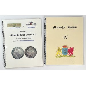 Monarchy auction 3 i 4 - katalogi aukcyjne - zestaw (2szt)