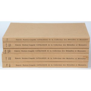 Katalog medali i monet polskich, E. Hutten-Czapski - REPRINT (5szt)