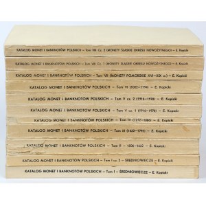 Kopicki, Katalog monet polskich - tomy I-VIII - komplet