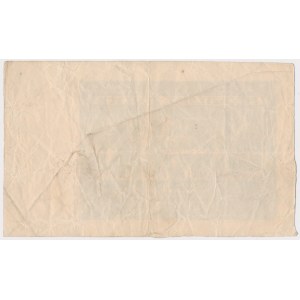 50 złotych 1936 Dąbrowski - tylko druk rewersu - przycięty