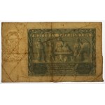 50 złotych 1936 Dąbrowski - tylko druk rewersu - przycięty